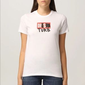 Diesel Disturb logo print T-shirt